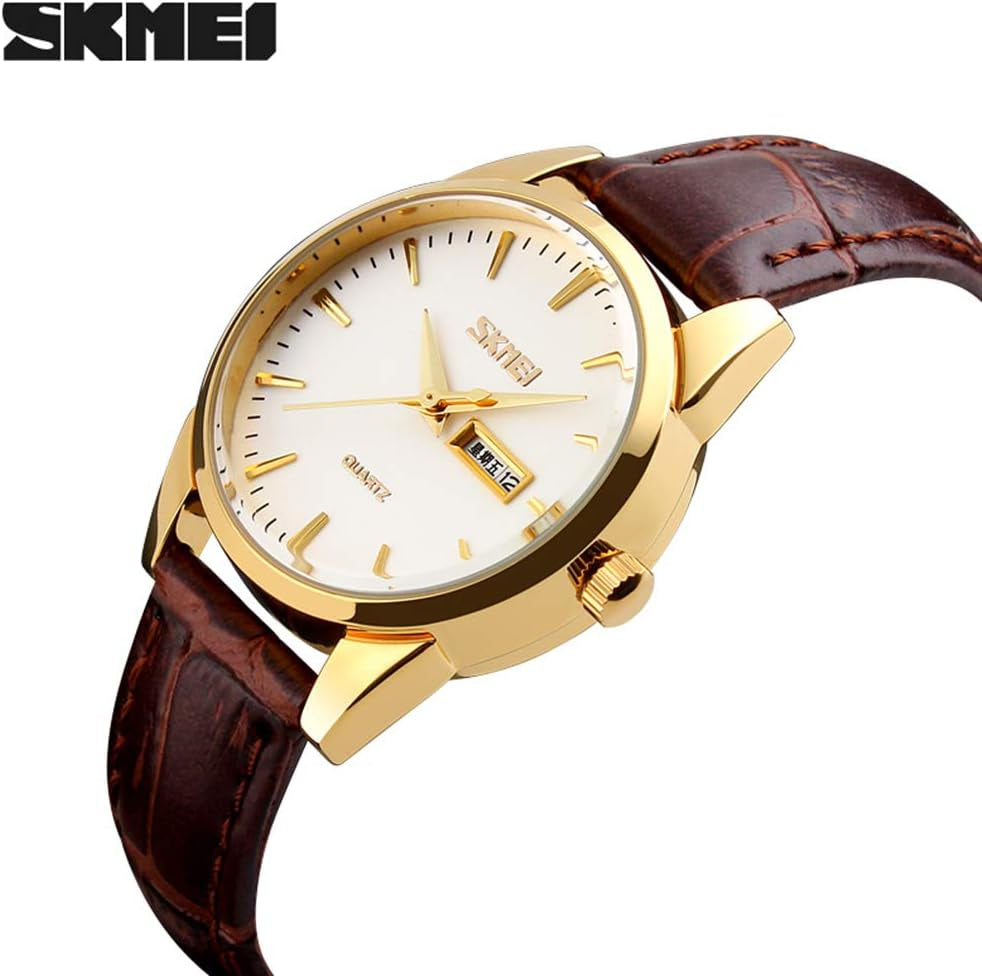 Women'S Watches for Ladies Female Black Leather Band Waterproof Fashion Casual Simple Dress Analog Day Date Business Light Wrist Watch