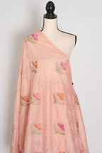 Mala | Peach Kota Silk Saree | Ultra-Lightweight, Breathable & Budget-Friendly