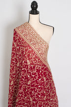 Vibah | Maroon Georgette Heavy Bridal Saree| Festive & Karwa Chauth Edition