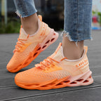 Couples Flyknit Plus-Size Casual Running Shoes