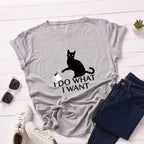 Cotton print T-shirt