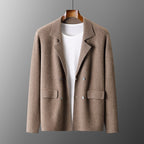 Wool Cardigan Suit Lapel Loose Fashionable Jacket