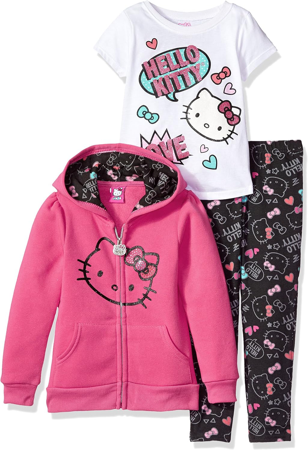 Girls' 2-Piece Sweatshirt and Jogger Set