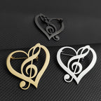 Love Note Brooch Romantic Accessory For Couples On Dates