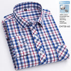 Plus-size Casual Plaid Shirt For Spring And Summer