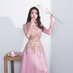 Dance Performance Costume Evening Dress Choir Host Dress Length