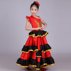 Bullfighting Dance Swing Children Show Performance Costume