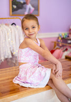 LuxeBloom Skort - Pretty in Pink