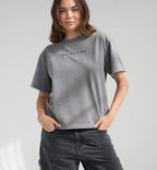 Youth Heavyweight Pure Cotton Batik Washed Distressed Short Sleeve