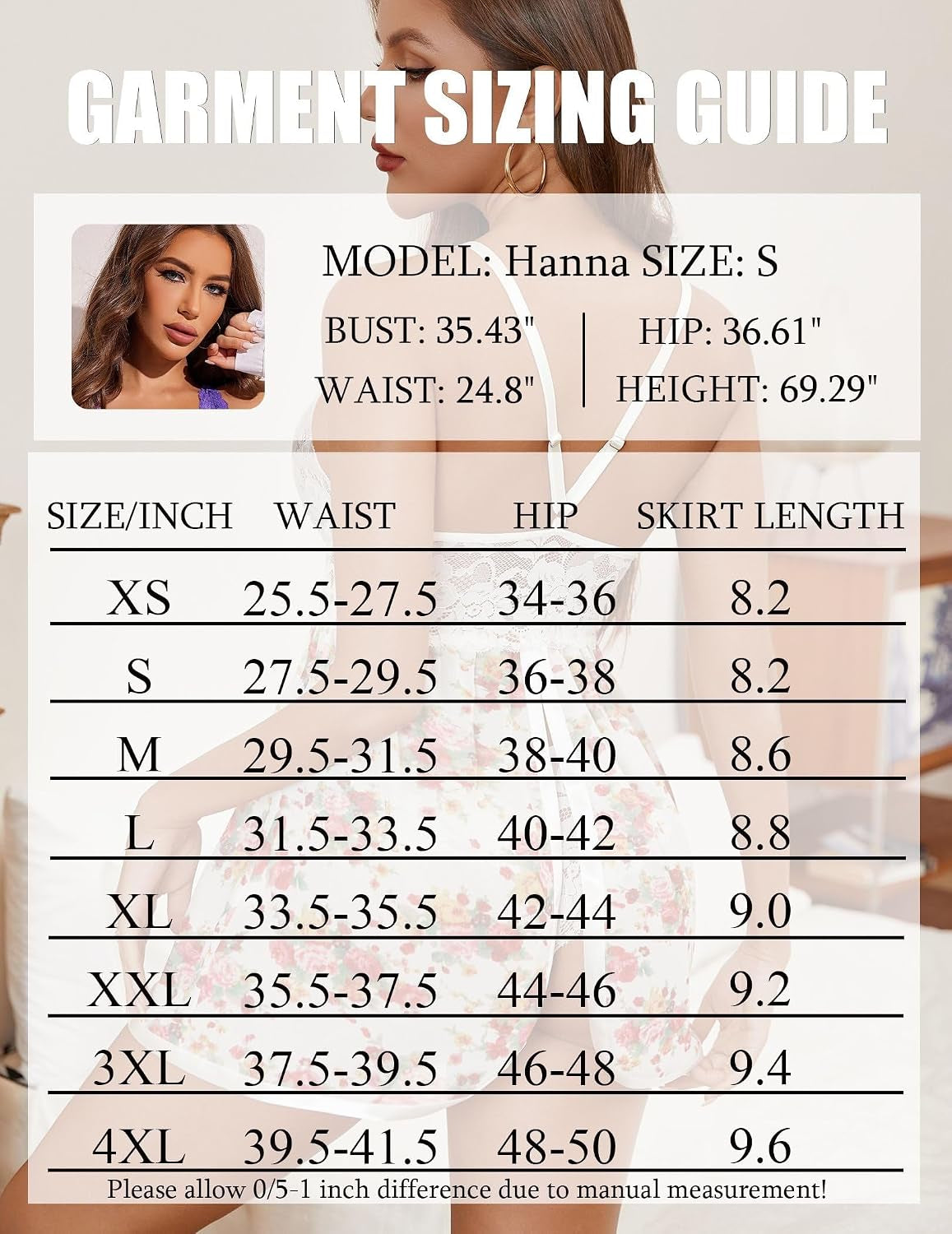 Women Lingerie Lace Babydoll Strap Chemise Halter Teddy V Neck Mesh Nightgown