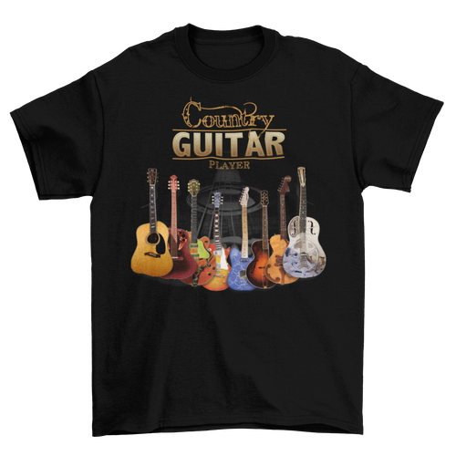 Country Guitar Player T-Shirt
