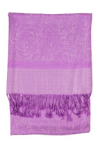 Sakkas 70" x 28" Paisley Self-Design Pashmina Shawl / Wrap / Stole