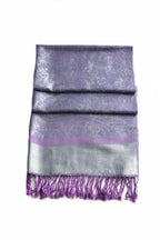 Sakkas 70" x 28" Paisley Self-Design Pashmina Shawl / Wrap / Stole
