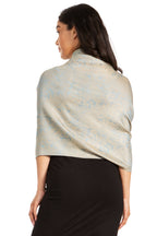 Sakkas 70" x 28" Paisley Self-Design Pashmina Shawl / Wrap / Stole