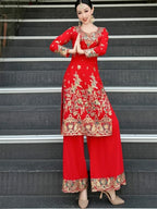 Female Indian Traditional Dance Dress Long Sleeve Tops Pants Bollywood Dance Saree Veil Suit Belly Dance Stage Clothing DQL10759