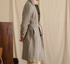 Elegant High-grade Mid-length Loose Lapel Wool Coat Woolen