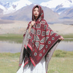 Dali Tourism Ethnic Style Shawl Northwest Thickened Warm Scarf