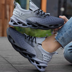 Couples Flyknit Plus-Size Casual Running Shoes