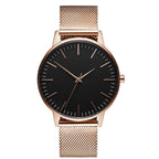 Casual Ultra-thin Fashion Quartz Watch With A Metal Mesh Band