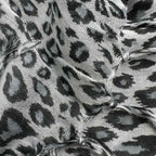 2pcs Minimalist Head Scarf,Grey Leopard Square Scarf ,Luxe Look For Evening Wear,Scarf,vacation,daily Life,evening Party,Office Appropriate Subtlety For Women Men