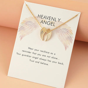 Angel Wings Necklace for Women Guardian Angel Wing Pendant Dainty Minimalist Jewelry Birthday Gifts