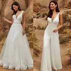 Detachable Two Piece Bridal Gown