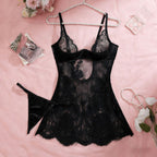 Mesh Shaping Bodysuit Pajamas For Women