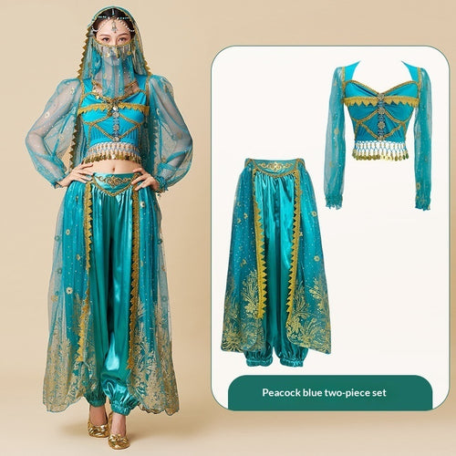 Halloween Dance Costume Jasmine Princess  Girl