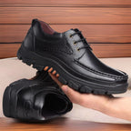 Casual Leather Shoes Men's Summer Breathable Non-stinky Feet Work Shoes