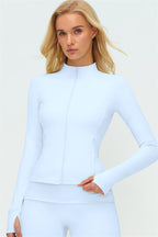 The Twirl Zip Jacket Halter Tank Top New Straight Leg Pants 3-Piece Set