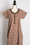 Printed Brown Pure Cotton Nightwear in Regular Size — Style A (Aug)