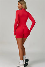 The Empower Jacket Sports Bra Shorts 3-Piece Set