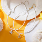 Beachside Vacation Necklace Clavicle-length Chain