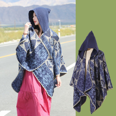 Dali Tourism Ethnic Style Shawl Northwest Thickened Warm Scarf