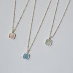 Simple Geometric Square Pendant Necklace For Women