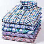 Plus-size Casual Plaid Shirt For Spring And Summer