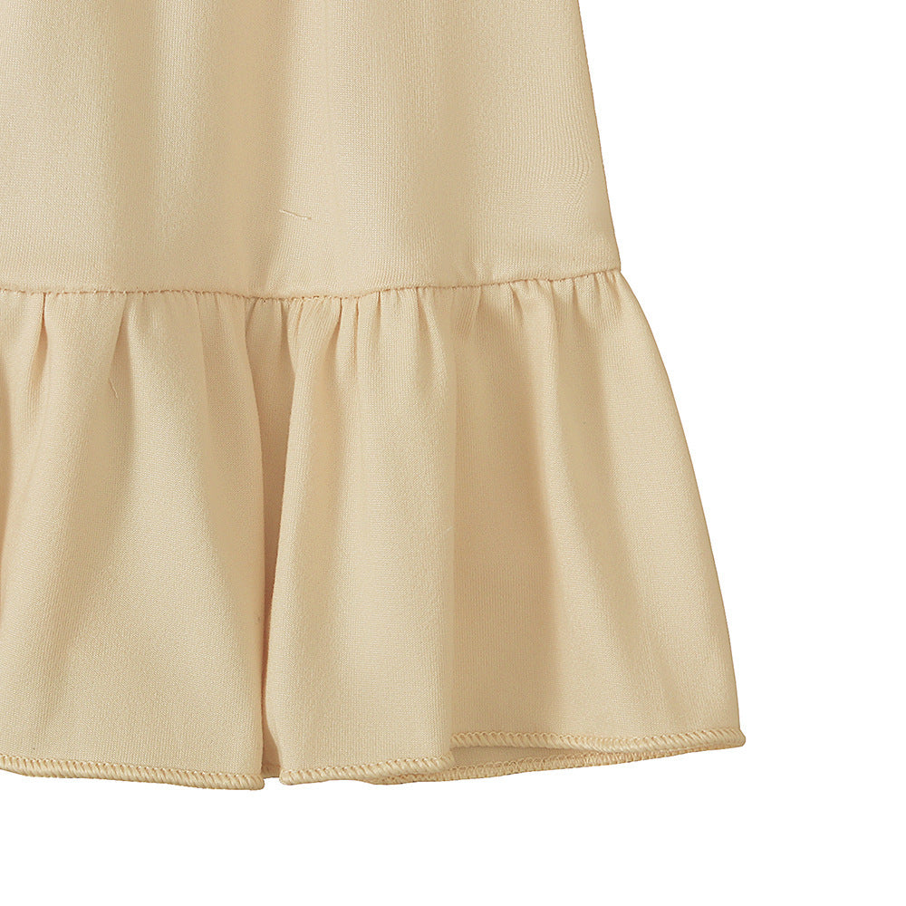 Dress Long Skirt Scarf Two-piece Set Children's Skirt Ins
