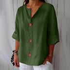V-neck Pullover Shirt Fashion Casual Long-sleeved Top Women's Clothing