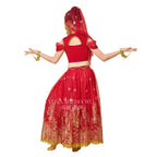 Children's Indian Princess Belly Dance Set Eastern Indian Dance Sari Girl Performance Clothing Children's Stage Costumes