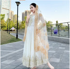 Indian Traditional Clothing Women's Embroidered Xinjiang Dance Costume