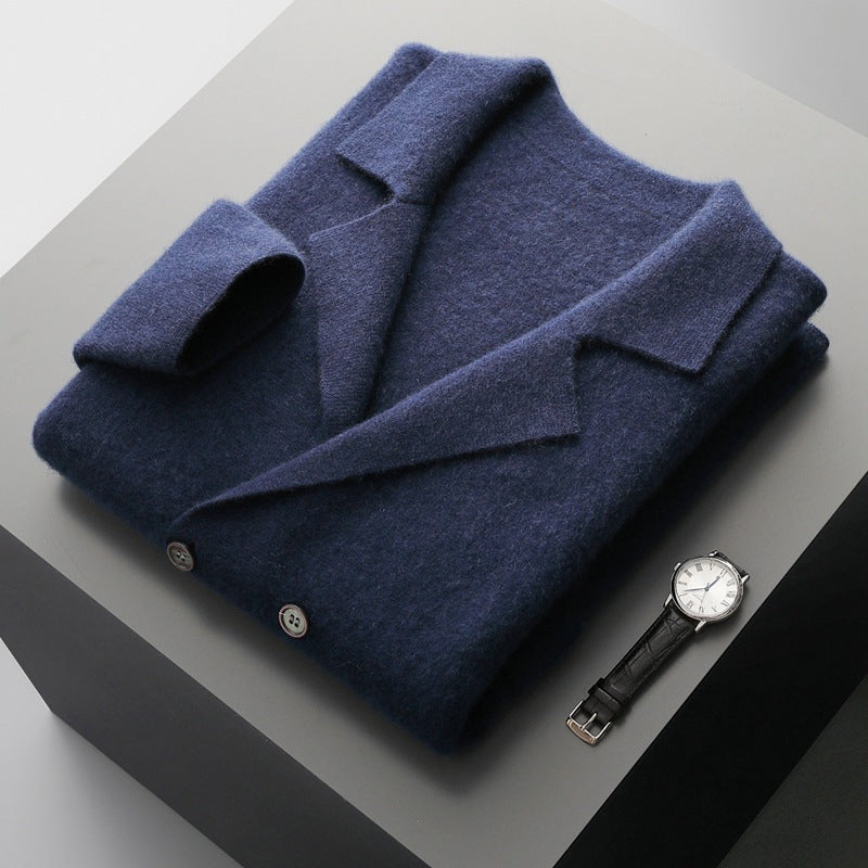 Wool Cardigan Suit Lapel Loose Fashionable Jacket