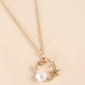Gold Bumble Bee Necklace