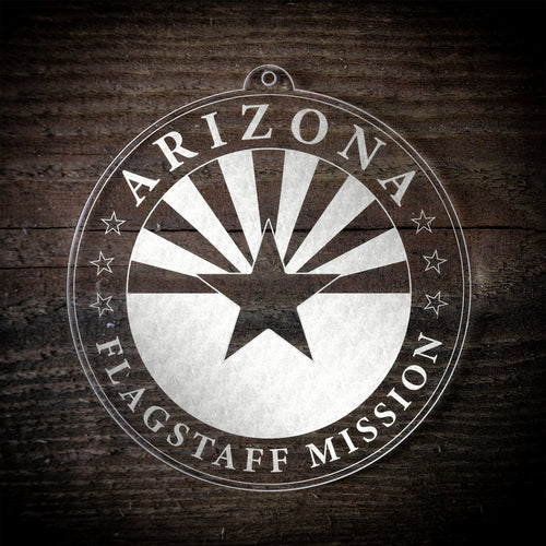 Arizona Flagstaff Mission Christmas Ornament