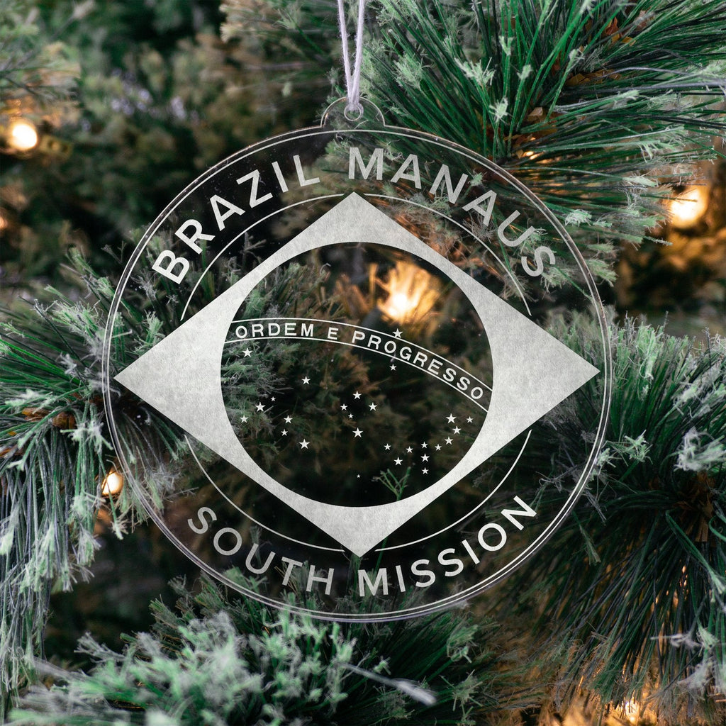 Brazil Manaus South Mission Christmas Ornament