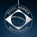 Brazil Manaus South Mission Christmas Ornament