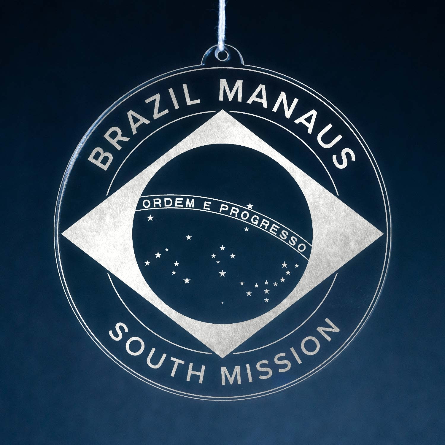 Brazil Manaus South Mission Christmas Ornament