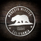 California Modesto Mission Christmas Ornament