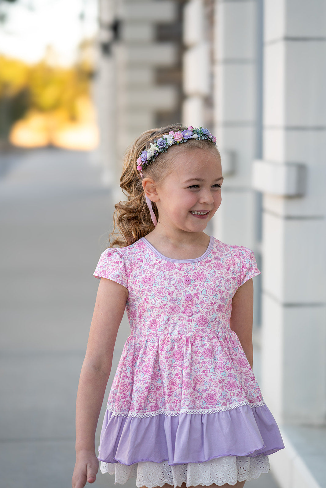 Blair Tunic Set - Floral Flutterbug
