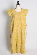 Printed Yellow Cotton Nightwear in Regular Size