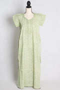 Printed Green Cotton Nightwear in Regular Size — Style B (Feb)